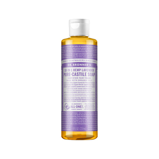 Pure-Castile Soap Liquid (Hemp 18-in-1) Lavender