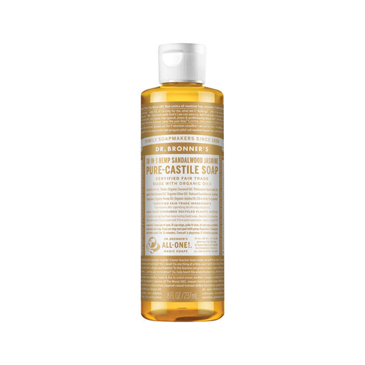 Pure-Castile Soap Liquid (Hemp 18-in-1) Sandalwood Jasmine