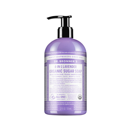 Organic Pump Soap (Sugar 4-in-1) - Lavender