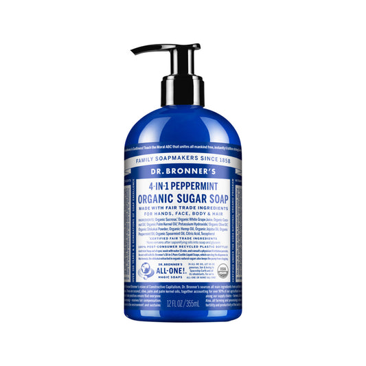 Organic Pump Soap (Sugar 4-in-1) - Peppermint