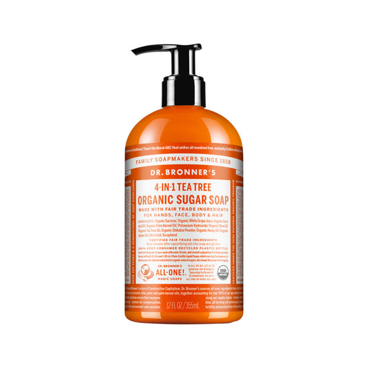 Organic Pump Soap (Sugar 4-in-1) - Tea Tree
