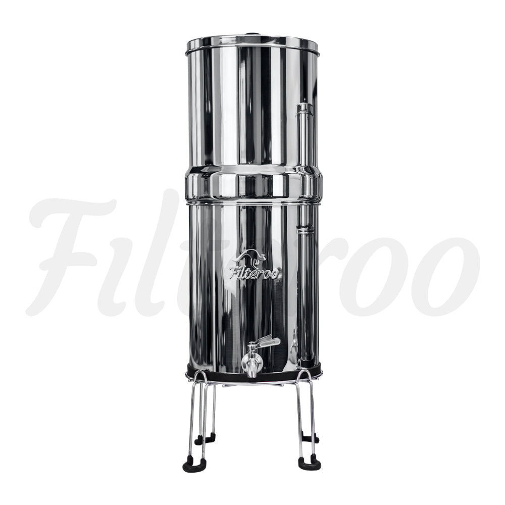 Gravity Water Purifier Package - Stainless Steel