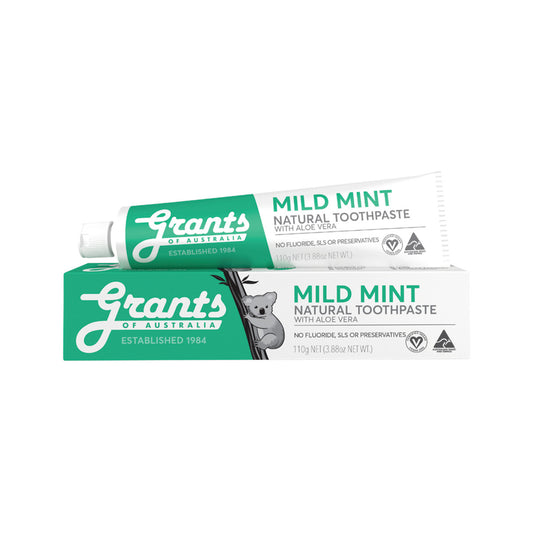 Natural Toothpaste - Mild Mint with Aloe Vera