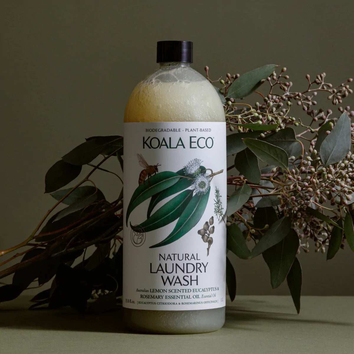 Natural Laundry Wash - Lemon Scented Eucalyptus & Rosemary