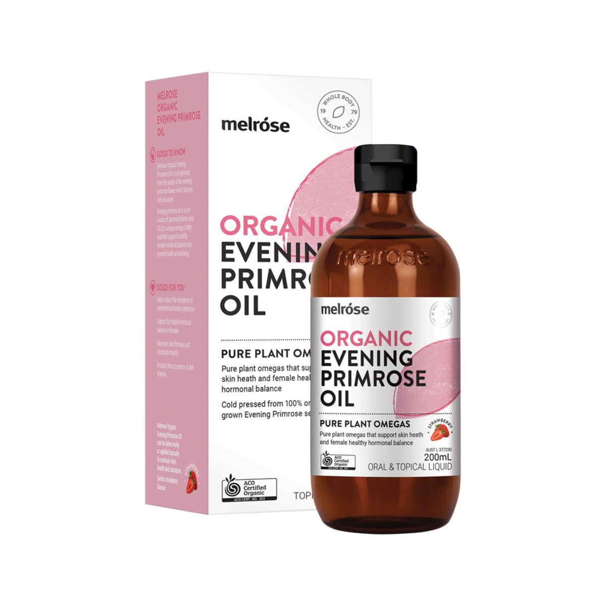 Organic Evening Primrose Oil - Strawberry