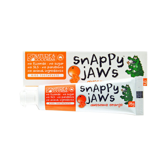 Snappy Jaws Toothpaste Awesome Orange