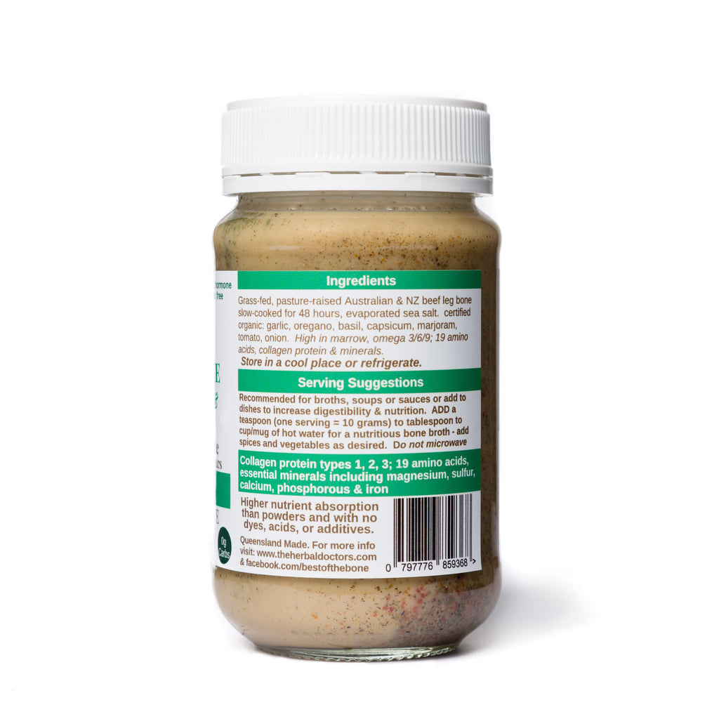 Organic Italian Herbs & Garlic Bone Broth