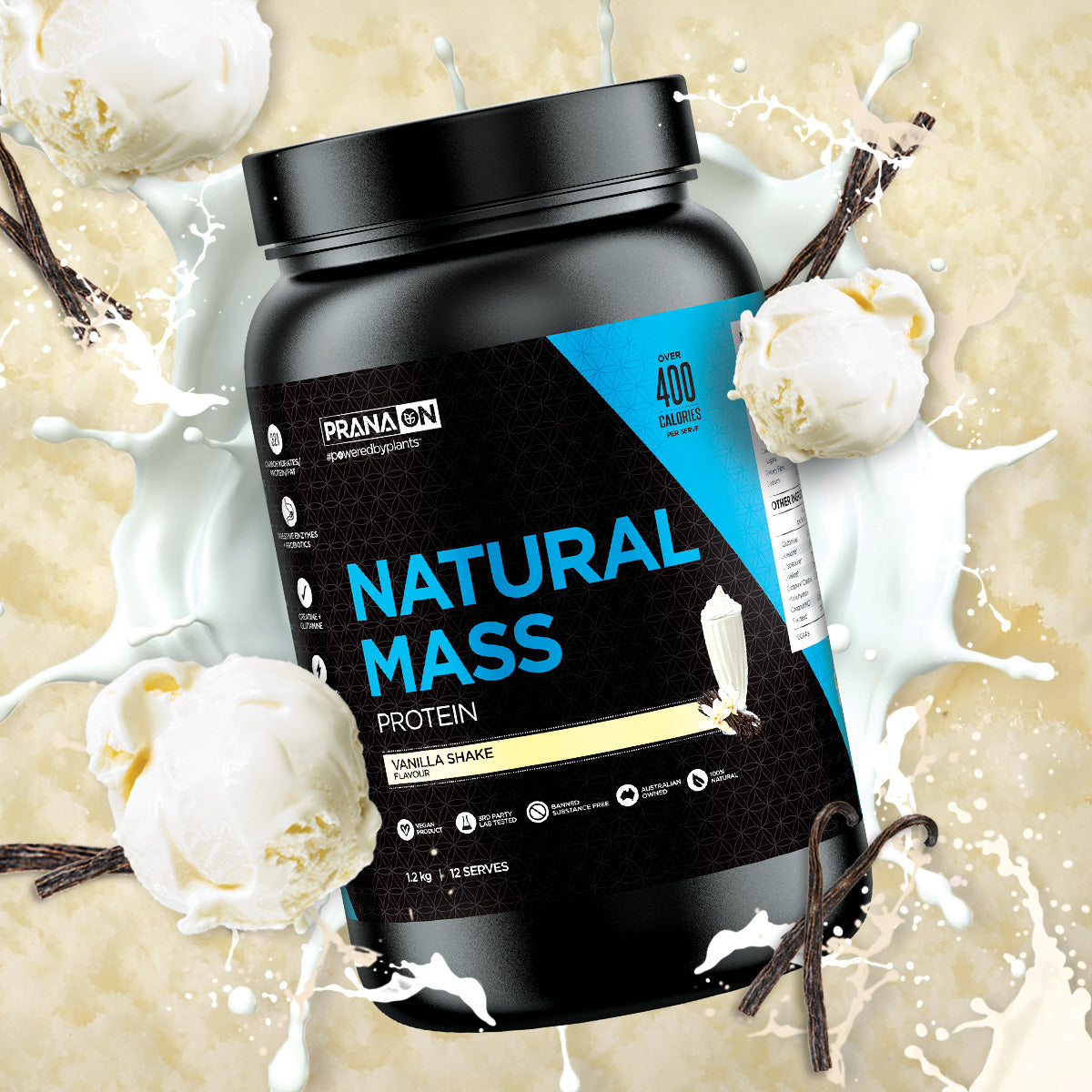 Natural Mass Protein - Vanilla Shake