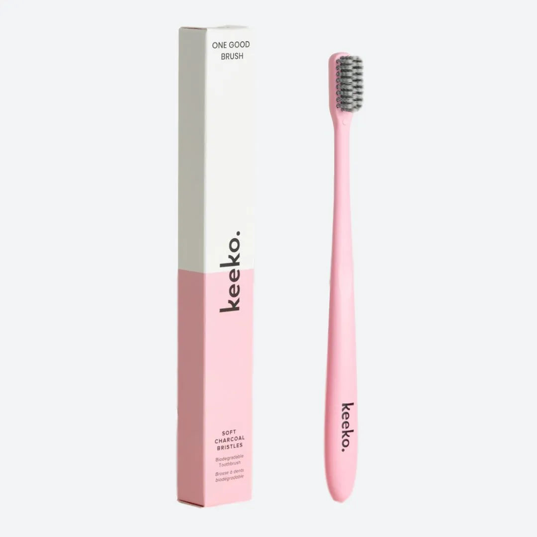 Biodegradable Toothbrush - Soft Charcoal Bristles
