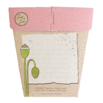 Geschenk der Samen – Mohn