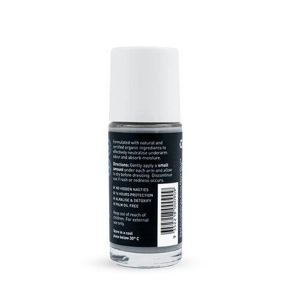 Roll On Organic Deodorant - Charcoal & Eucalyptus