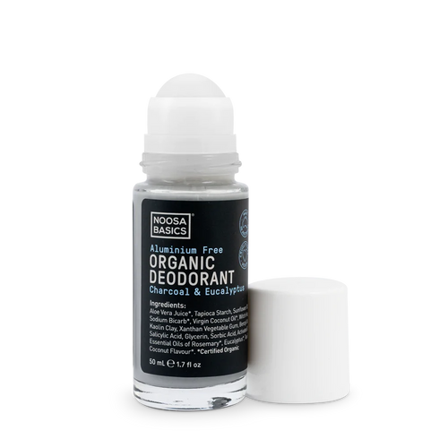 Roll On Organic Deodorant - Charcoal & Eucalyptus