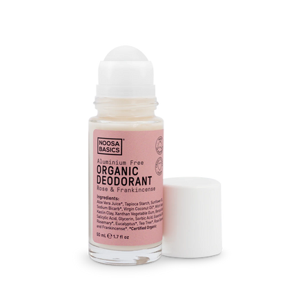 Roll On Organic Deodorant - Rose & Frankincense