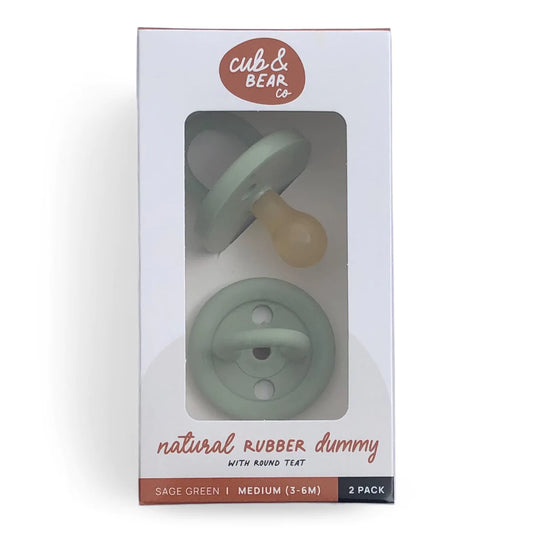 Natural Rubber Dummy - Sage Green