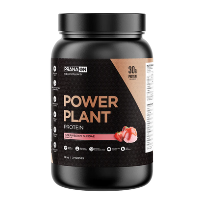Power Plant Protein - Strawberry Sundae