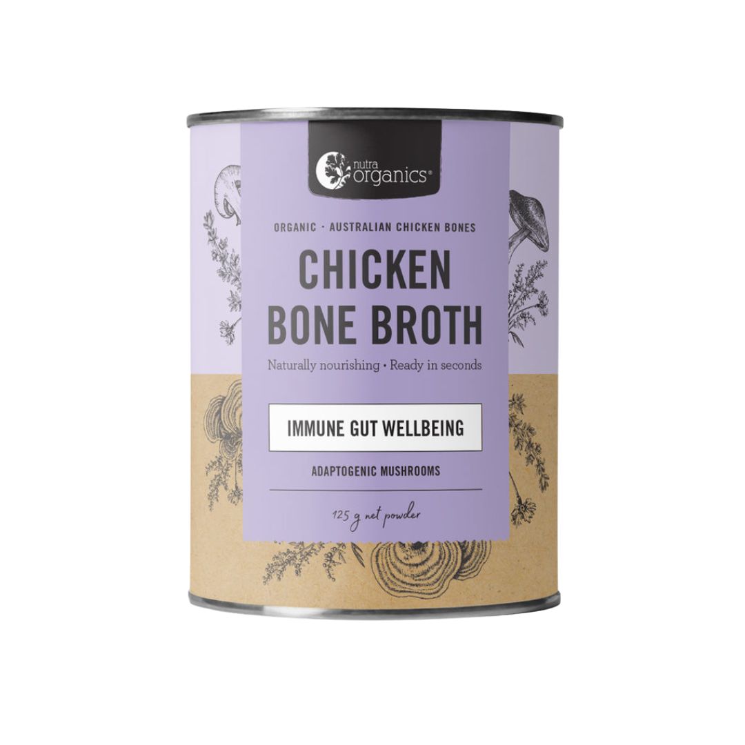 Chicken Bone Broth - Adaptogenic Mushrooms