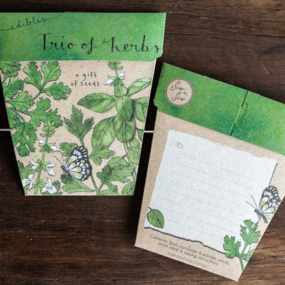 Sow'n Sow – Geschenk der Samen – Kräuter-Trio