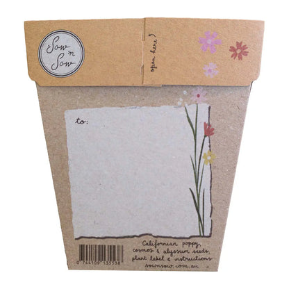 Sow'n Sow – Geschenk der Samen – Wildblumen