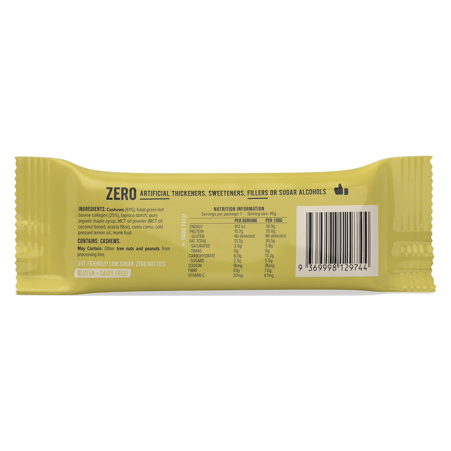 Protein Collagen Bar - Lemon Tart
