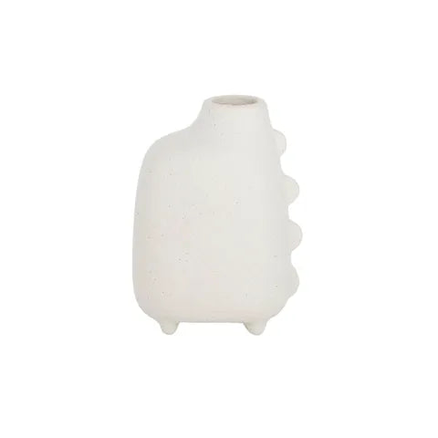 EVERETT CERAMIC VASE 7X5X9.5CM WHITE