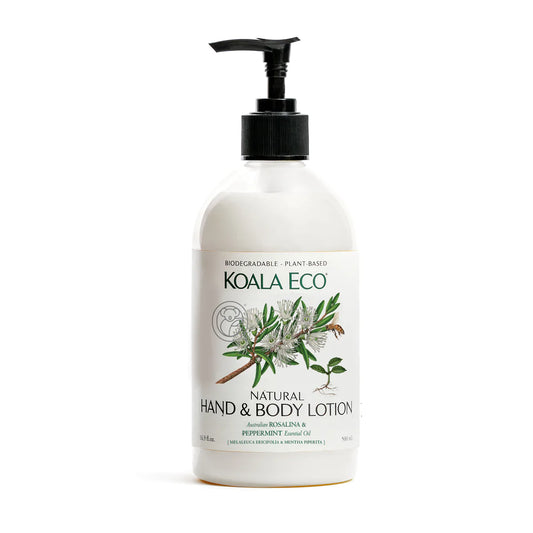 Natural Hand & Body Lotion- Rosalina & Peppermint